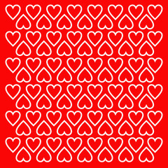Seamless pattern love design template