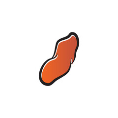 Peanut plant logo design template