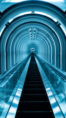 梅田スカイビル 空中庭園展望台  エスカレーター