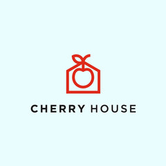 cery house logo. fruit icon