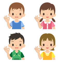 笑顔の男の子のアイコン セット 子ども イラスト Wall Mural Ykc 笑顔の男の子のアイコン セット 子ども イラスト Wall Mural Ykc