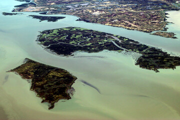Flying over the Delta