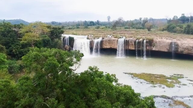 Dray Nu waterfall in Daklak Viet nam