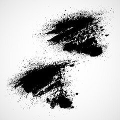 Grunge splash banner