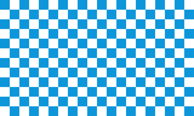 Kariertes nahtloses Muster in blau und weiß