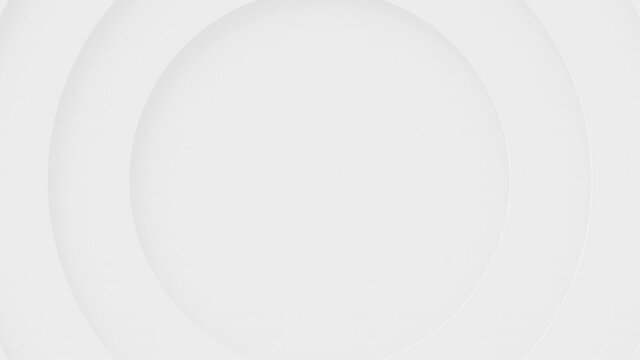 Abstract Neumorphism design circle transition for replace logo or text in the center, modern white clean geometry shape animation presentation background