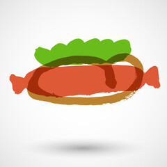 Hot dog icon