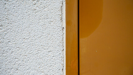 Orange Door Frame