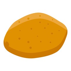 Farm potato icon. Isometric of farm potato vector icon for web design isolated on white background