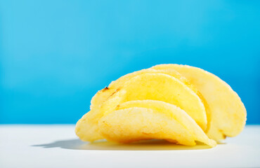 Potato chips studio shot