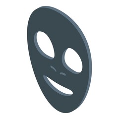 Self-care face mask icon. Isometric of self-care face mask vector icon for web design isolated on white background