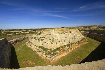 Fuerte de Marlborough(s.XVIII).Sant Esteve, Maó. Menorca. Baleares.España.