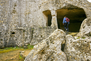 Necrópolis hipogea de Cala Morell.Menorca.Islas Baleares.España. © Tolo