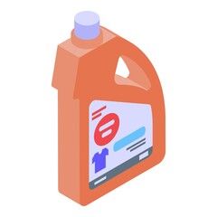 Softener color clothes icon. Isometric of softener color clothes vector icon for web design isolated on white background