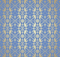 Paisley floral pattern , textile swatch , India	