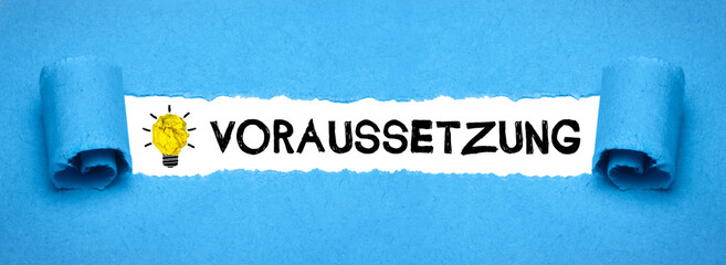 Voraussetzung
