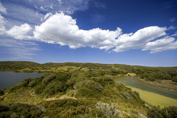 Naklejka premium Albufera des Grau. Menorca. Islas Baleares.España.