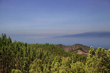 Gran Canaria, landscape of the central part of the island, Las Cumbres, ie The Summits