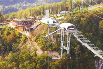 Fototapeta premium Skypark AJ Hackett Sochi.