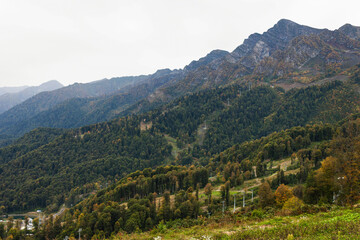 Aibga mountain range, Sochi, Krasnodar territory.