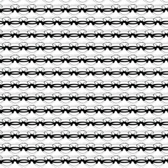 Vector abstract transparent geometric ornament monochrome barbed wire seamless pattern background tile 