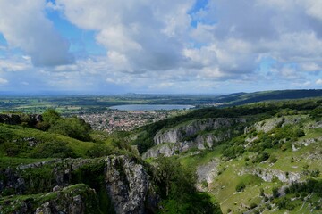 view from the Cheddar Gorge