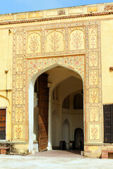 Fototapeta na wymiar Amber Fort in Amer, Jaipur, India