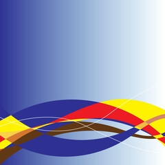 abstract background with colorful waves