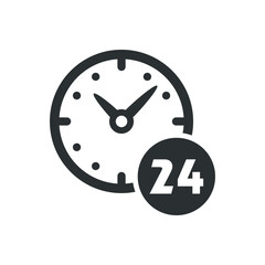 24 hours icon