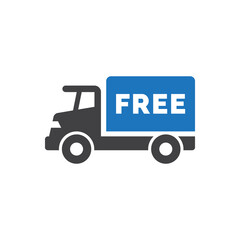 Free delivery icon