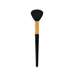 Cheek brush vector. Cheek brush on white background.