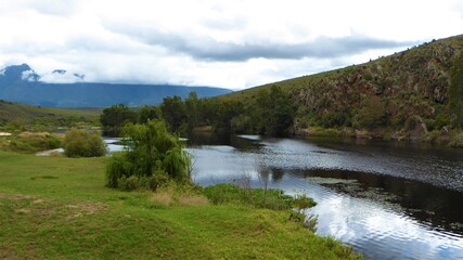 Lush Green Scenery at Bree River, Bontebok NP, South Africa