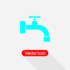 Fototapeta premium Water Crane Icon Vector Illustration Eps10