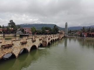 bridge over the river