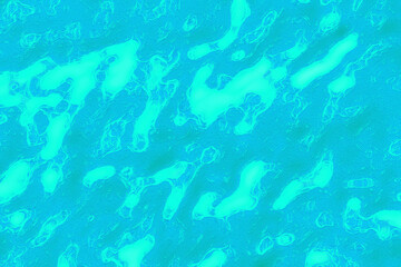 Fototapeta na wymiar Blue creative design background of Aqua Menthe color popular in 2020, rough abstract background - CG illustration