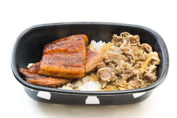 ウナギ牛丼　デリバリー