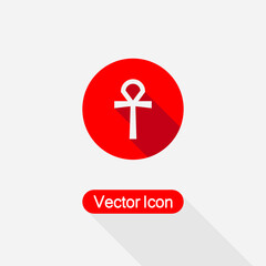Ankh Icon, Ankh Symbol Vector Illustration Eps10