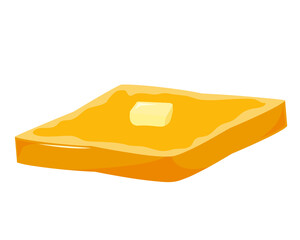 トーストのベクターイラスト