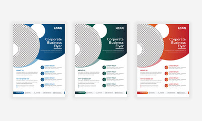 Professional and creative business flyer template