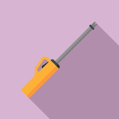 Gasoline kitchen tool icon. Flat illustration of gasoline kitchen tool vector icon for web design