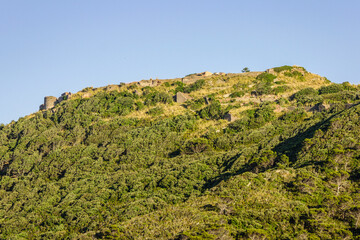 Castillo de Santa &Aacute;gueda  - Sent Agaiz- , antes de 1232, t&eacute;rmino municipal de Ferrer&iacute;as, Menorca, Islas Baleares, espa&ntilde;a, europa