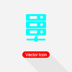 Computer Server Icon Vector Illustration Eps10