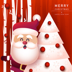 Christmas sale background. Merry Christmas sale card vector Illustration.