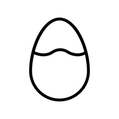 egg line icon