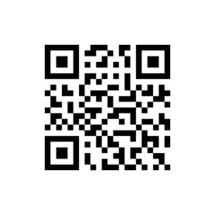 Vector QR code icon. Vector web design.