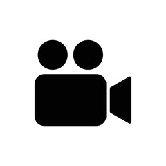 Video camera icon. Cinema camera icon. Film camera, Movie camera icon. Vector icon EPS 10.