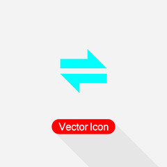 Rotation Arrows Icon Exchange Arrow Icon Vector Illustration Eps10