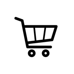 Shopping Cart Icon. Vector shopping cart Icon. Shopping cart illustration for web, mobile apps. Shopping cart trolley icon vector EPS