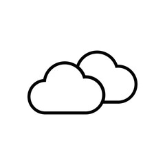 Cloud icon, vector illustration. Vector web design.