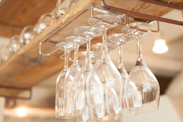 食器棚のグラス